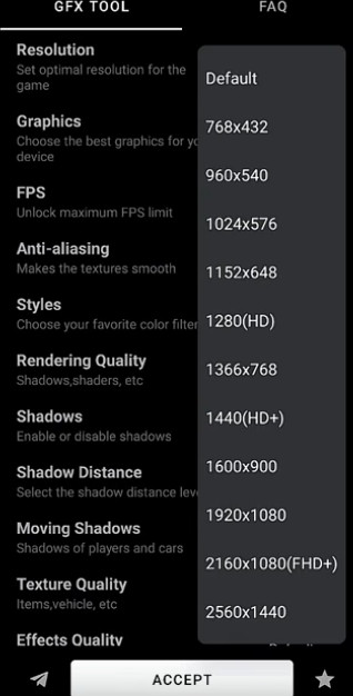 GFX Tool Pro for BGMI